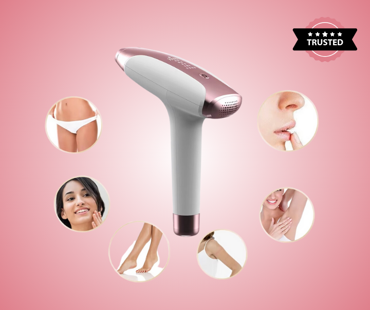 Premium 3-in-1 Wireless IPL Laser Device – Rechargeable, Professional Hair Removal, Skin Rejuvenation, and Acne Treatment with Unlimited Flashes 👑