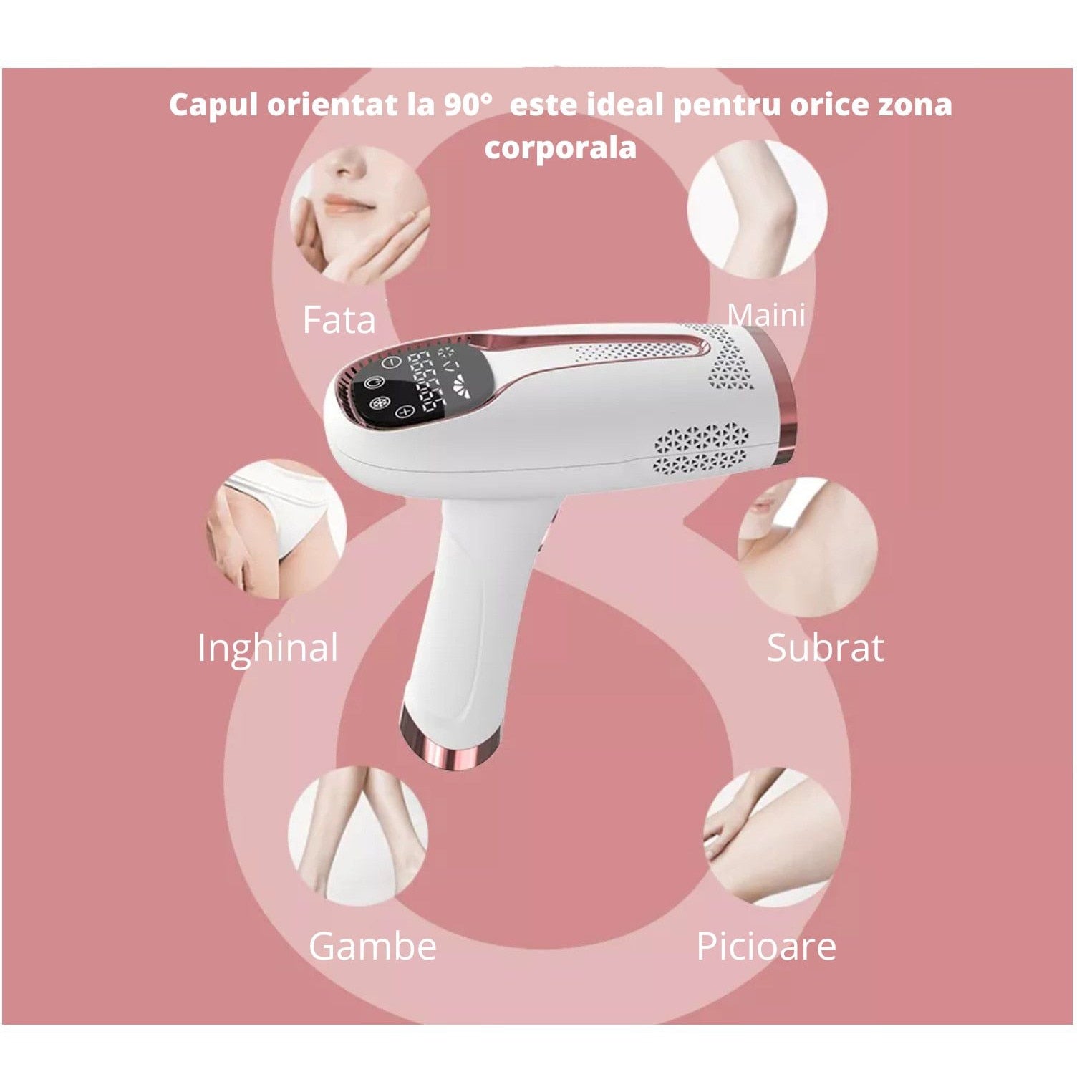 Painless & Permanent Hair Removal & Touch Screen Function